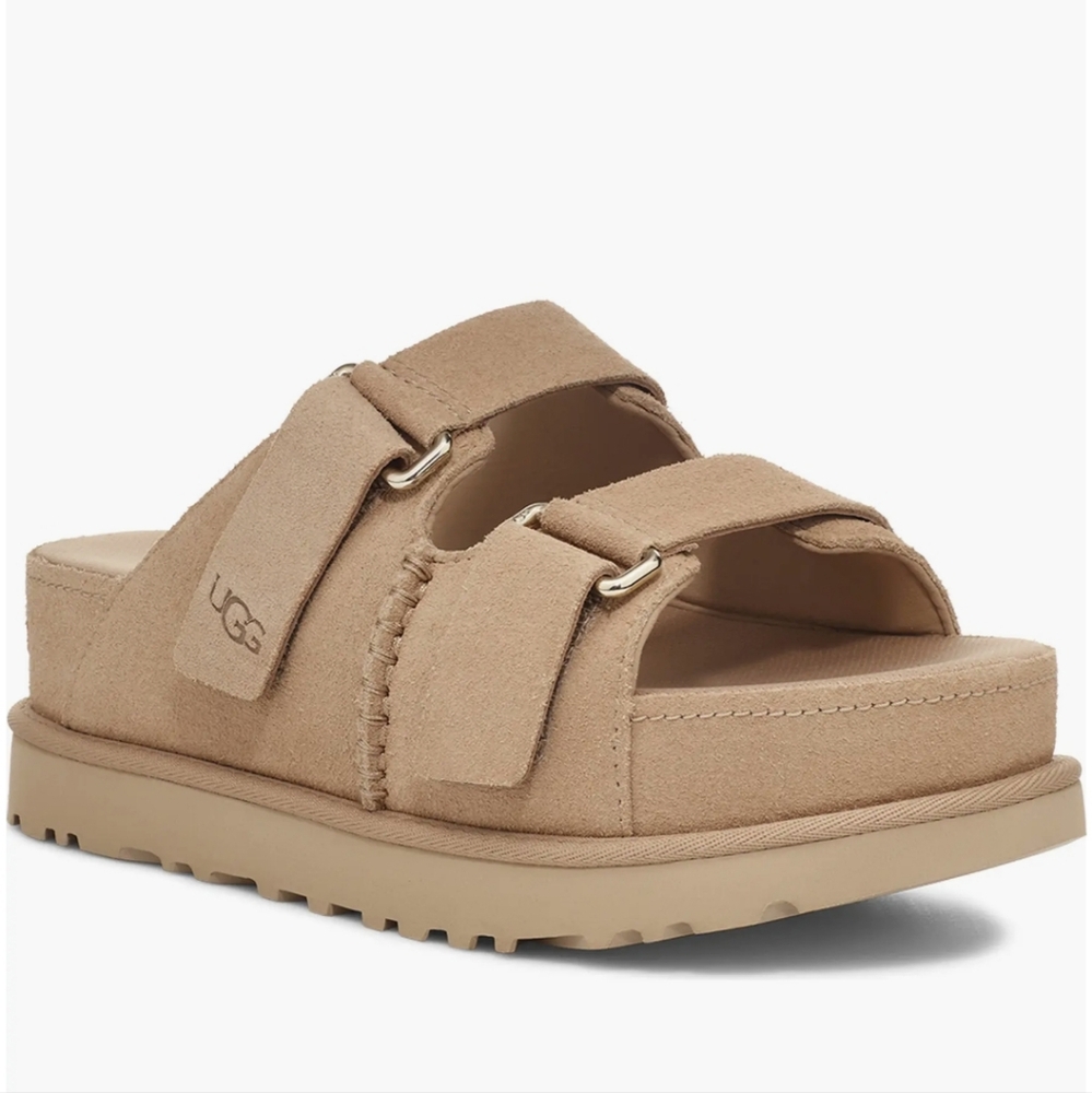 Goldenstar Platform Slide Sandal